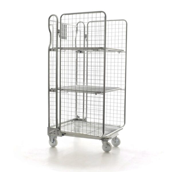 3 Sided Roll Cage With 2 Shelves