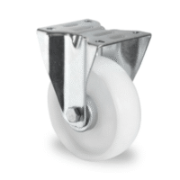 Fixed 125mm White Castor